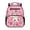 Floral Axolotl, variant on KUIFORTI Fire Basketball Toddler Backpack Girls Kids School Bag with Adjustable Straps Multiple Organizer Pockets 13.5 Inch for Preschool Kindergarten School Supplies