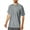 Gray, variant on Men's Short Sleeve UPF 50+ T-Shirt Quick Dry Rash Guard Athletic Running Swim Top Tee Performance Water Shirts Black