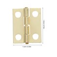 thumbnail image 2 of ADDHAT 50Ud Bisagras Pequeñas Doradas Para Manualidades Y Con Tornillos De Alta Resistencia, 2 of 6