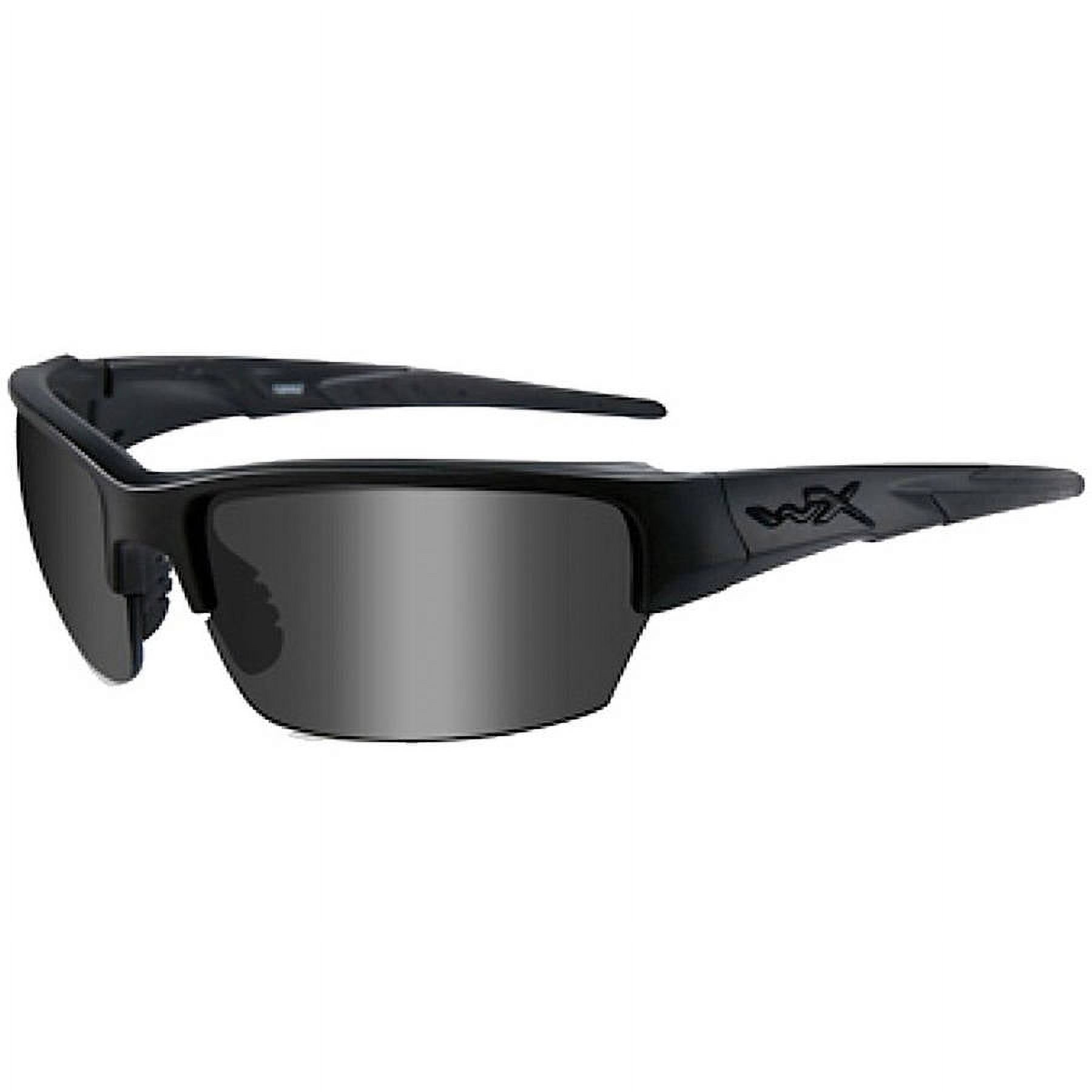 Wiley X WX Saint Sunglasses, Smoke Grey Lens / Black Ops Matte Black Frame - CHSAI08 - image 2 of 2