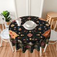 thumbnail image 6 of ZUMAS pink flower Round Tablecloths Are Soft And Comfortable, Re-Washable, Suitable For Cafes, Buffets, Picnics, Weddings And Parties., 6 of 7