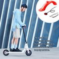 thumbnail image 4 of Sonducket Guardabarros trasero para patinete eléctrico, tapas de soporte de luz trasera, funda de silicona para bicicleta, accesorios de protección Patinetes eléctricos Rojo con luz trasera Sonducket OD023840-06, 4 of 6