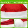 thumbnail image 6 of FUNING 4 Pack Plush Santa Hat for Adult Christmas Hats Red Xmas Holiday Hat for Christmas New Year Festive Holiday Party Favors, 6 of 9