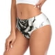thumbnail image 2 of Balery Black And White Rose Ropa Interior de Algodón para Mujer con Dibujo – Braguitas Cómodas y Elásticas, Estilo Clásico-Medium, 2 of 6