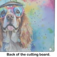 thumbnail image 3 of Cavalier Spaniel Hippie Dawg Glass Cutting Board Large 12 in x 15 in, 3 of 5