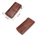 thumbnail image 5 of Contact's Men's Genuine Leather Wallet, Vintage Long Wallet, Business Card Case Checkbook (Coffee ), 5 of 8