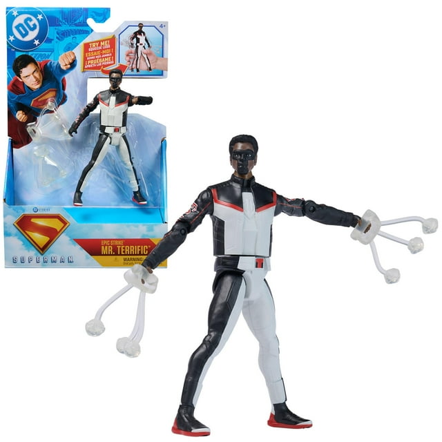 Figura de acción DC Comics Superman Mr. Terrific de 15 cm con Acc