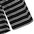 thumbnail image 4 of 2 Piece Outfits Summer，Womens Two Piece Striped Set Sleeveless Round Neck Top and Wide Leg Pants Matching Sets, 4 of 5