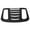 Matte Black, variant on Ikon Motorsports Compatible with 15-24 Ford Mustang IKON V2 Style Rear Window Louver Sun Shade Cover Windshield Vent - ABS Matte Black 2015 2016 2017 2018 2019 2020