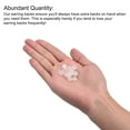 thumbnail image 4 of Earring Pads, 20pack Silicone Clip-on Earring Backs, Soft Earring Backs Replacements Earrings Cushions (Clear,7.5x7mm), 4 of 6
