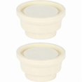 thumbnail image 1 of 2 Pieces Pool Ladder Buffer Inground Pool Ladder End Caps White Rubber Bumper Set for Pool Ladders, Universal Replacement Parts, 1 of 5