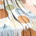thumbnail image 3 of Fall Pumpkins Leaves Pattern Blanket,Comfortable Soft Lamb Wool Throw Blanket,All Season,Warm Lightweight Blankets for Sofa Bed Couch Living Room Chair,40"x50", 3 of 4