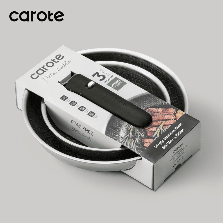 Carote 3-Piece Detachable Non-Stick Frying Pan Set photo 3
