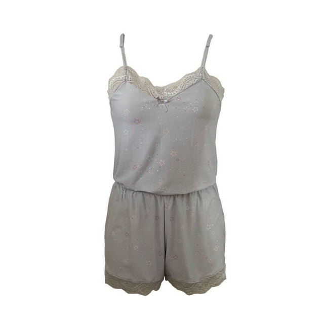 Jumpsuit Secret Treasures Talla G Pijama con Estrellas Menta