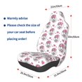 Coaee Cute Poodle Dog for Front Car Seat Covers Automotive Seat Covers