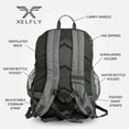 thumbnail image 5 of XELFLY Basketball Backpack with Ball Compartment – Sports Equipment Bag for Soccer Ball, Volleyball, Gym, Outdoor, Travel, School, Team – 2 Bottle Pockets, Includes Laundry or Shoe Bag – 25L (Gray), 5 of 8
