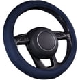 thumbnail image 1 of Warm Faux Sudue Universal Car Steering Wheel Cover, for Cars,suvs,Trucks (Blue), 1 of 7
