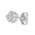 thumbnail image 2 of London Fine Jewelry AGS Certified 0.30 CTTW Natural Diamond Studs, Round Cut 4 Prong Setting on 14k Gold Post Back Earrings (H Color, SI1-SI2 Clarity), 2 of 4