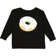 thumbnail image 3 of Inktastic White Donut with Sprinkles Boys or Girls Long Sleeve Toddler T-Shirt, 3 of 5
