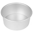 thumbnail image 1 of 5pcs/set Aluminum Alloy Round Cake Mould Chiffon Cake Baking Pan Pudding Cheesecake Mold Set with Removable Bottom, 1 of 8