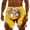 Yellow, variant on Ynynloco Mens Swim Trunks Quick Dry Board Shorts, Breathable Fit Print Beach Shorts Swimwear Bathing Suits