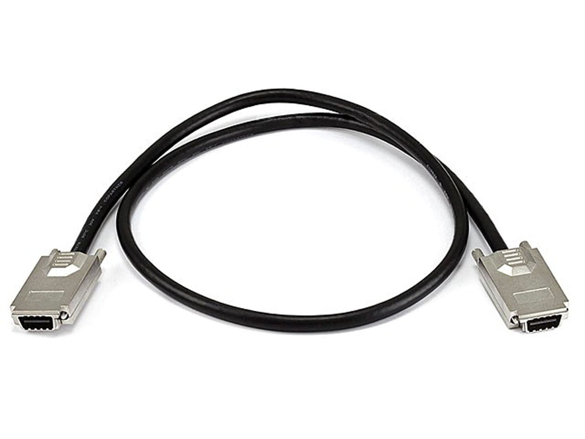 Photo 1 of Monoprice 1m 28AWG External SAS 34pin (SFF-8470) Male w/ Thumbscrews to SAS 34pin (SFF-8470) Male w/ Thumbscrews Cable -