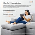 thumbnail image 3 of Sala Seccional Modular Esquinera Adapti 6 Plazas Reposabrazo Ancho + Otomano Gris Niebla, 3 of 9