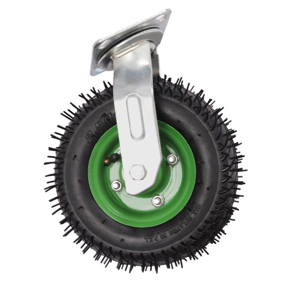 4Pcs 8" Pneumatic Air Tire Wheel 2 Rigid 2 Swivel HD Farm Cart Caster Large for Use on Most Types of Floors