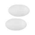 thumbnail image 3 of 2 faroles de papel blancos de 15,75 pulgadas para decoración de bodas, lámparas chinas para Halloween 40cmx20cm, 3 of 9
