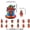 NXH211, variant on 13 PCS Spider Man Birthday Party Supplies, Cake Decorations for Birthday Party Decorations Theme Birthday Party Supplies