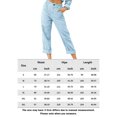 thumbnail image 2 of Pantalones Casuales Pantalones casuales de mujer Pantalones de verano de algodón transpirable Pantalones delgados (Azul claro M) Ygjytge para Mujer azul claro T XL, 2 of 9