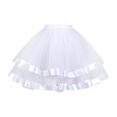 thumbnail image 4 of Skirts for Women Carnival Dance Party Holiday Party Tutu Ballet Casual Comfortable Womens Skirt White, 4 of 4