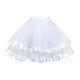 thumbnail image 1 of Gibobby faldas aesthetic Falda de tul para fiesta de baile de Navidad para mujer, disfraz de fiesta navideña, faldas de ballet TuTu(Blanco, Talla única), 1 of 3