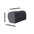thumbnail image 3 of Sofa Armrest Covers Solid Pattern Elastic Protective Slipcovers for Living Room Furniture, Multicolor, 3 of 9