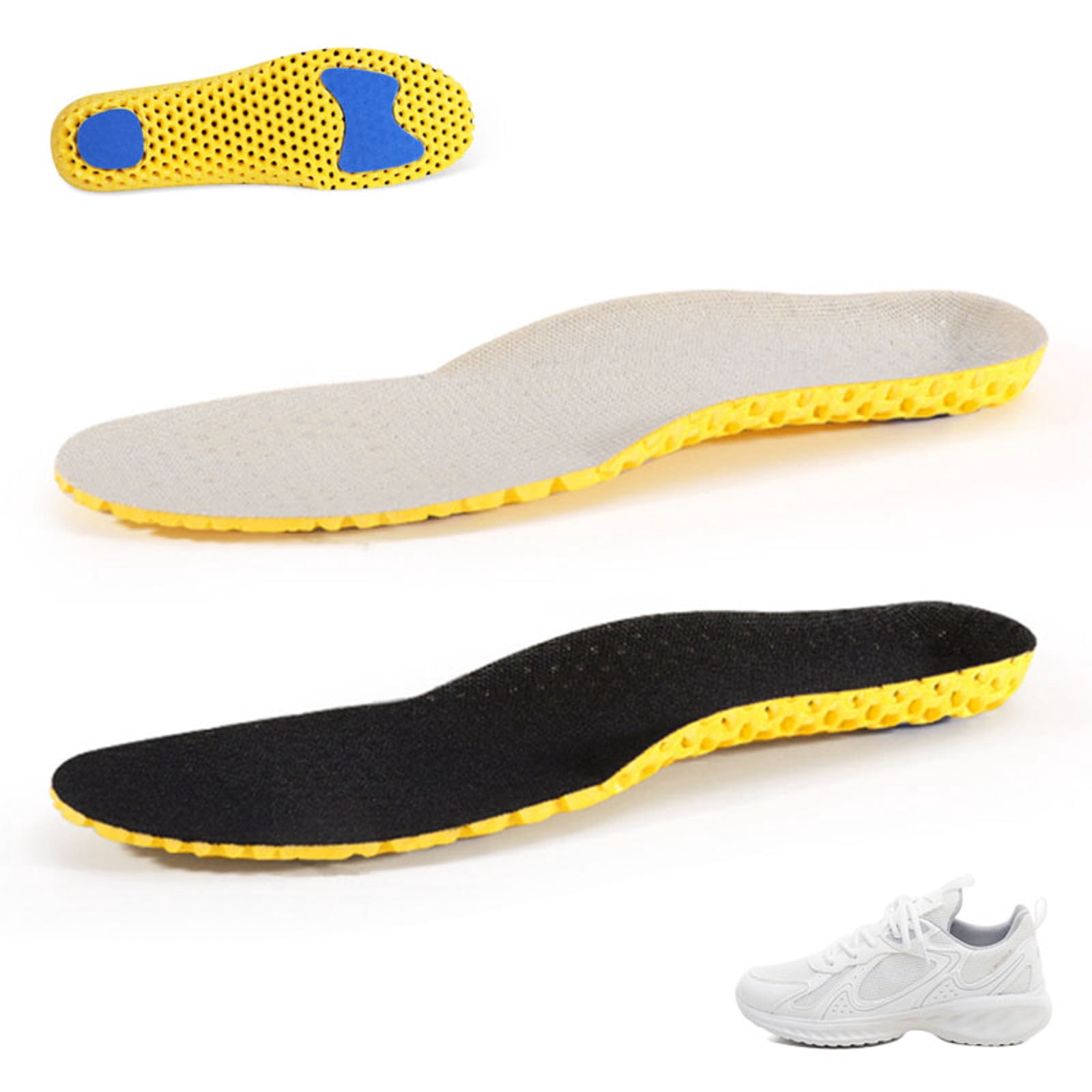 Onace Comfort Insoles Ergonomic Arch Support Shock Absorption for Pickleball Sports