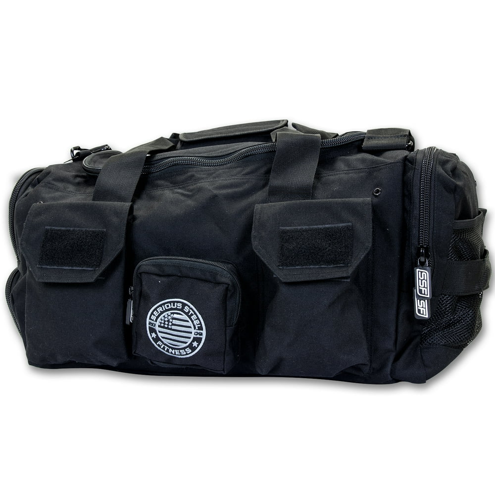 Serious Steel Fitness Heavy Duty Gym Duffel Bag 1000D Nylon Gym Bag