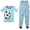 Blue - Soccer Camo, variant on Prince of Sleep Pajamas for Boys Snug-Fit Cotton Boys PJ Set Short Sleeve Tee & Jogger Pant (White - Spaceman Rocket Short Sleeve With Pant, 14-16 Years)