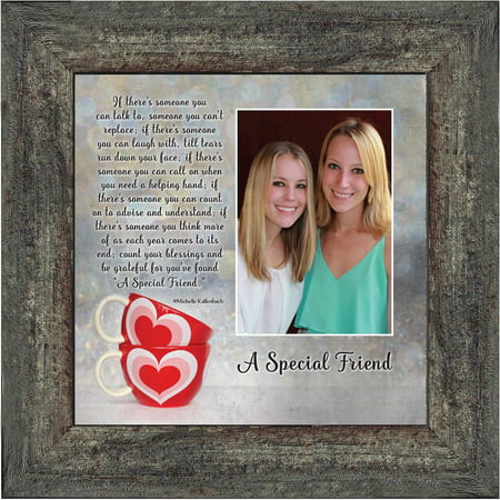 A Special Friend Picture Framed Poem About Friendship for Best Friend or Special Family Member 10x10 (Best Friend Advert Poem)