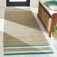 thumbnail image 2 of SAFAVIEH Natural Fiber Becky Solid Runner Rug, Natural/Green, 2'6" x 8', 2 of 8