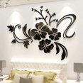 thumbnail image 2 of Pegatinas de pared con espejo de flores 3D CHAO decorativas, 2 of 5