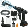thumbnail image 1 of Autolavadora Lavadora a presión de mano Limpiador de energía portátil con batería recargable 1500 * 10mAh Pistola de lavado de autos para limpieza de pisos en el hogar Riego Pantalla LCD en tiempo rea, 1 of 8
