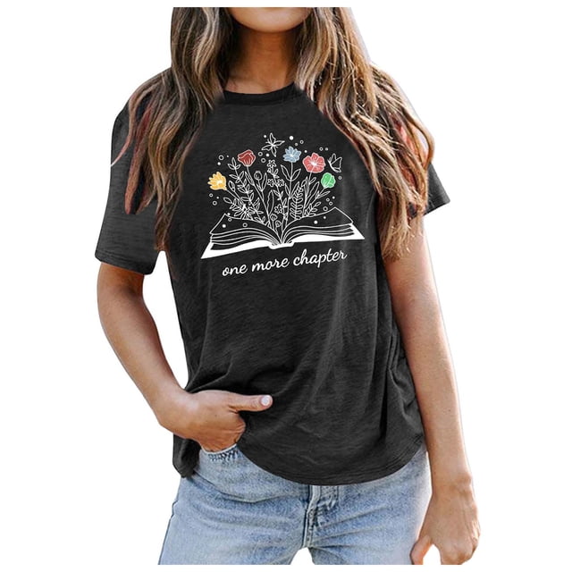 WEAIXIMIUNG T-Shirt Imprimé à Manches Courtes Col Rond pour la Saint-Valentin pour Femmes