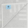 thumbnail image 5 of White Classic Hotel Collection Absorbent Cotton Bath Mats, Spa Reversible Floor Towels, not a Bathroom Rug, Silver Gray, 22 x 34, 2 Pack, 5 of 8