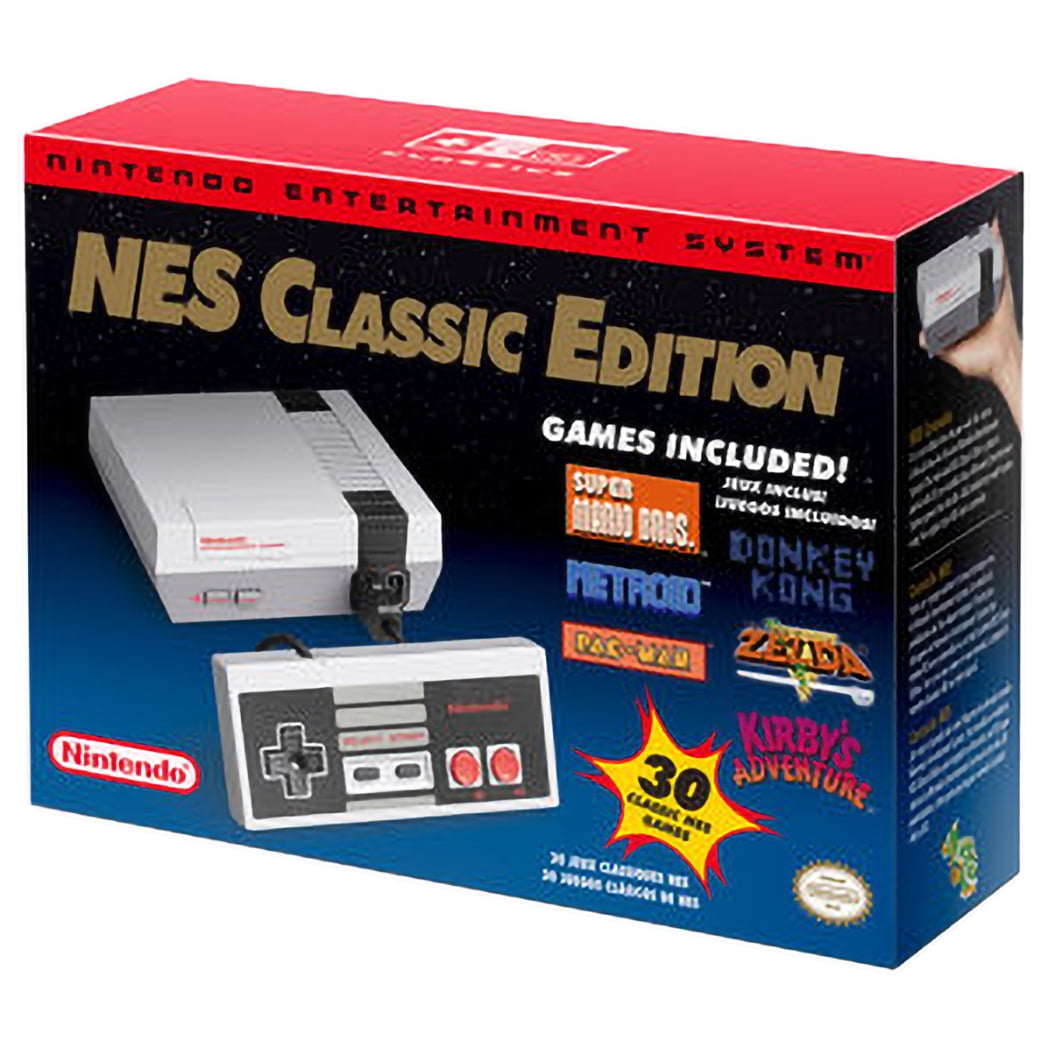 Nintendo NES Classic Edition Retro Game Console - Vintage Entertainment  System - Walmart.com