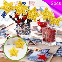 SPOORYYO Rattan Woven Star Vase Filler - Decorative Wicker Balls for Home Decor, Wedding Centerpieces, Christmas Tree Ornaments & Pet Toys