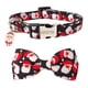 thumbnail image 1 of Collar para perro ADOGGYGO, pajarita grande de Papá Noel roja ajustable, 1 of 5
