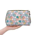 thumbnail image 4 of Naloa Colorful Cute Pig Leather Makeup Bag for Purse Travel, Portable Small Cosmetic Organizer for Women and Girls, Make up Bag with Zipper, 4 of 8