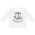 thumbnail image 3 of Inktastic Trigeminal Neuralgia Awareness I am a Fighter Boys or Girls Long Sleeve Toddler T-Shirt, 3 of 5