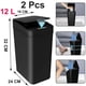 thumbnail image 2 of 2 Pcs 12L Cubo De Basura Automático Con Sensor - Bote de Basura Inteligente con Tapa Eléctrica, USB Rechargeable Cubo de Basura Inteligente Sin Contacto para Cocina, Oficina, Sala (Negro), 2 of 8