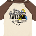 thumbnail image 4 of Inktastic Im Down Right Awesome Down Syndrome Awareness with Arrow Boys or Girls Long Sleeve Baby Bodysuit, 4 of 5